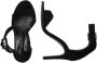 Paul Green Zwarte Suède Sandalen met Enkelband Black Dames - Thumbnail 12