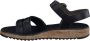 Paul Green 6112~~~~~~~~~~~~~~~~~~~~~~~~~~ Platte sandalenDames Sandalen Zwart - Thumbnail 6
