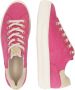 Paul Green Roze Nubuck Sneaker Veters Rubberen Zool Pink Dames - Thumbnail 2