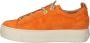 Paul Green Oranje Slip-On Sneaker met Plateauzool Orange Dames - Thumbnail 12