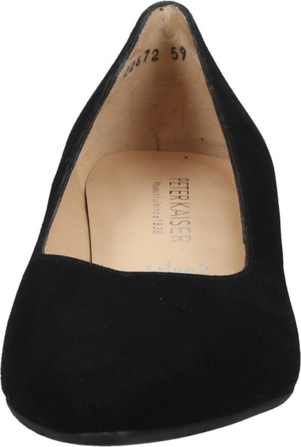 Peter Kaiser Dames Pumps Damesschoenen Suède Blokhak hoogte 4 cm 41111 Zwart - Foto 14