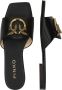 Pinko Leren Instappers met Love Birds Logo Black Dames - Thumbnail 25