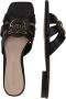 Pinko Zwarte Leren Sandalen Collectie Lente Zomer Black Dames - Thumbnail 39