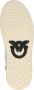 Pinko Leren Sneaker met Polyurethaan Samenstelling White Dames - Thumbnail 4
