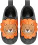 Playshoes Pantoffels Leeuw Junior Vilt textiel Grijs bruin Mt - Thumbnail 9