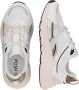 POSH by Poelman KAE Dames Sneakers Wit Met Gouden Combinatie - Thumbnail 6