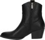 POSH by Poelman JESSIE Dames Enkellaarzen Zwart met slangenprint - Thumbnail 8