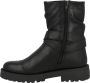 PS Poelman Lein leren bikerboots zwart - Thumbnail 5