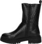 POSH by Poelman Elin enkelboots met crocoprint zwart - Thumbnail 6