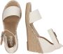 POSH by Poelman SUUS Dames Sandalen Espadrilles Wit - Thumbnail 10