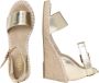 POSH by Poelman SUUS Dames Sandalen Espadrilles Goud - Thumbnail 15