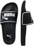 Puma Leadcat 2.0 badslippers zwart wit Rubber Logo 35 5 - Thumbnail 3