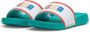 Puma Popcat 20 Jr. badslippers groen wit rood Rubber Logo 34.5 - Thumbnail 8
