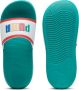 Puma Popcat 20 Jr. badslippers groen wit rood Rubber Logo 34.5 - Thumbnail 7