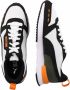 Puma Zwart Witte Sneaker met Neon Oranje en Olijfgroene Accenten Multicolor Dames - Thumbnail 3