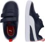 PUMA Courtflex V2 kinder sneakers Blauw Uitneembare zool - Thumbnail 6