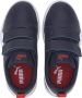 PUMA Courtflex V2 kinder sneakers Blauw - Thumbnail 9