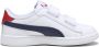 Puma Smash 3.0 sneakers wit donkerblauw rood Imitatieleer 29 - Thumbnail 5