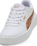 PUMA Carina 3.0 Animal PS Sneakers White-Light Sand- Gold - Thumbnail 7