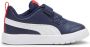 Puma Courtflex V3 V sneakers donkerblauw wit rood - Thumbnail 7