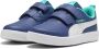 Puma Courtflex V3 V sneakers blauw wit aqua - Thumbnail 6