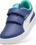 Puma Courtflex V3 V sneakers blauw wit aqua - Thumbnail 7