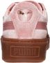 PUMA Basket Platform Roze Fluwelen Sneakers - Thumbnail 5