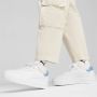 PUMA Cali Lth dames sneakers schoenen wit lichtblauw zomer - Thumbnail 6