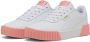 PUMA Carina 3.0 Dames Sneakers White-Pink Fruit- Gold - Thumbnail 9