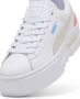 Puma Mayze Lth sneakers wit roze lichtgrijs - Thumbnail 12