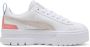 Puma Mayze Lth sneakers wit roze lichtgrijs - Thumbnail 14