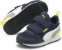 Puma R78 V Inf sneakers donkerblauw geel grijs - Thumbnail 32