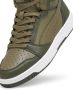 Puma Rebound V6 Mid sneakers groen Jongens Meisjes Polyester 38 - Thumbnail 10