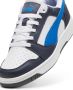 PUMA Rebound V6 Lo Jr Unisex Sneakers White-Hyperlink Blue-Galactic Gray - Thumbnail 5