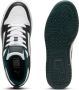 Puma Rebound V6 Lo Jr sneakers wit zwart donkergroen - Thumbnail 16