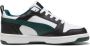 Puma Rebound V6 Lo Jr sneakers wit zwart donkergroen - Thumbnail 17