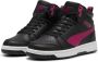 Puma Rebound v6 Mid sneakers zwart roze wit - Thumbnail 6