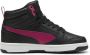 Puma Rebound v6 Mid sneakers zwart roze wit - Thumbnail 9