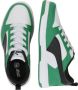 Puma Rebound V6 Lo sneakers wit zwart groen Jongens Meisjes Imitatieleer 35 - Thumbnail 10