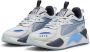 Puma RS-X Playstation sneakers lichtgrijs blauw zwart Mesh 35.5 - Thumbnail 5