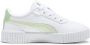 Puma Carina 2.0 sneakers wit lichtgroen Imitatieleer Effen 28 - Thumbnail 7