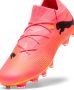 PUMA Future 7 Match Gras Kunstgras Voetbalschoenen (MG) Dames Roze Zwart Oranje - Thumbnail 10