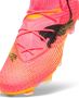 PUMA Future 7 Ultimate Gras Kunstgras Voetbalschoenen (MG) Dames Roze Zwart Oranje - Thumbnail 6