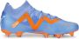 PUMA Future Match Gras Kunstgras Voetbalschoenen (MG) Dames Blauw Oranje Wit - Thumbnail 5