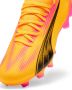 PUMA Ultra Match Gras Kunstgras Voetbalschoenen (MG) Dames Oranje Zwart Roze - Thumbnail 6