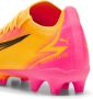 PUMA Ultra Match Gras Kunstgras Voetbalschoenen (MG) Dames Oranje Zwart Roze - Thumbnail 7