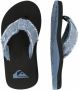 Quiksilver Monkey Abyss Youth Jongens Slippers Blue Black - Thumbnail 7