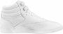Reebok Wit Zilver Hoge Top Sneakers White Dames - Thumbnail 4