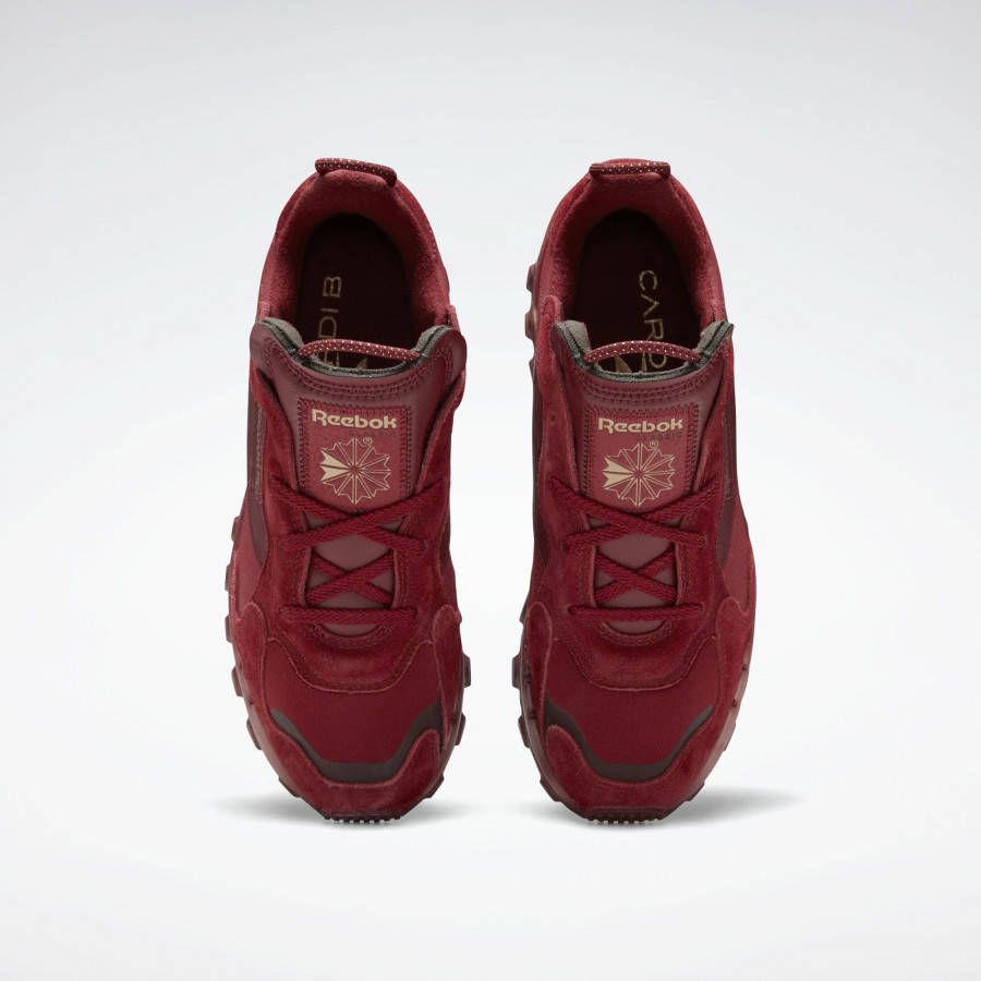 Reebok cardi b classic leather schoenen Triathlon Red burgundy Golden  Bronze Dames - Schoenen.nl