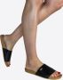 Reef Cushion Scout Dames Slippers Black Natural - Thumbnail 9